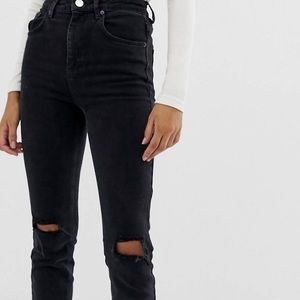 Highwaist Black Skinny Jeans